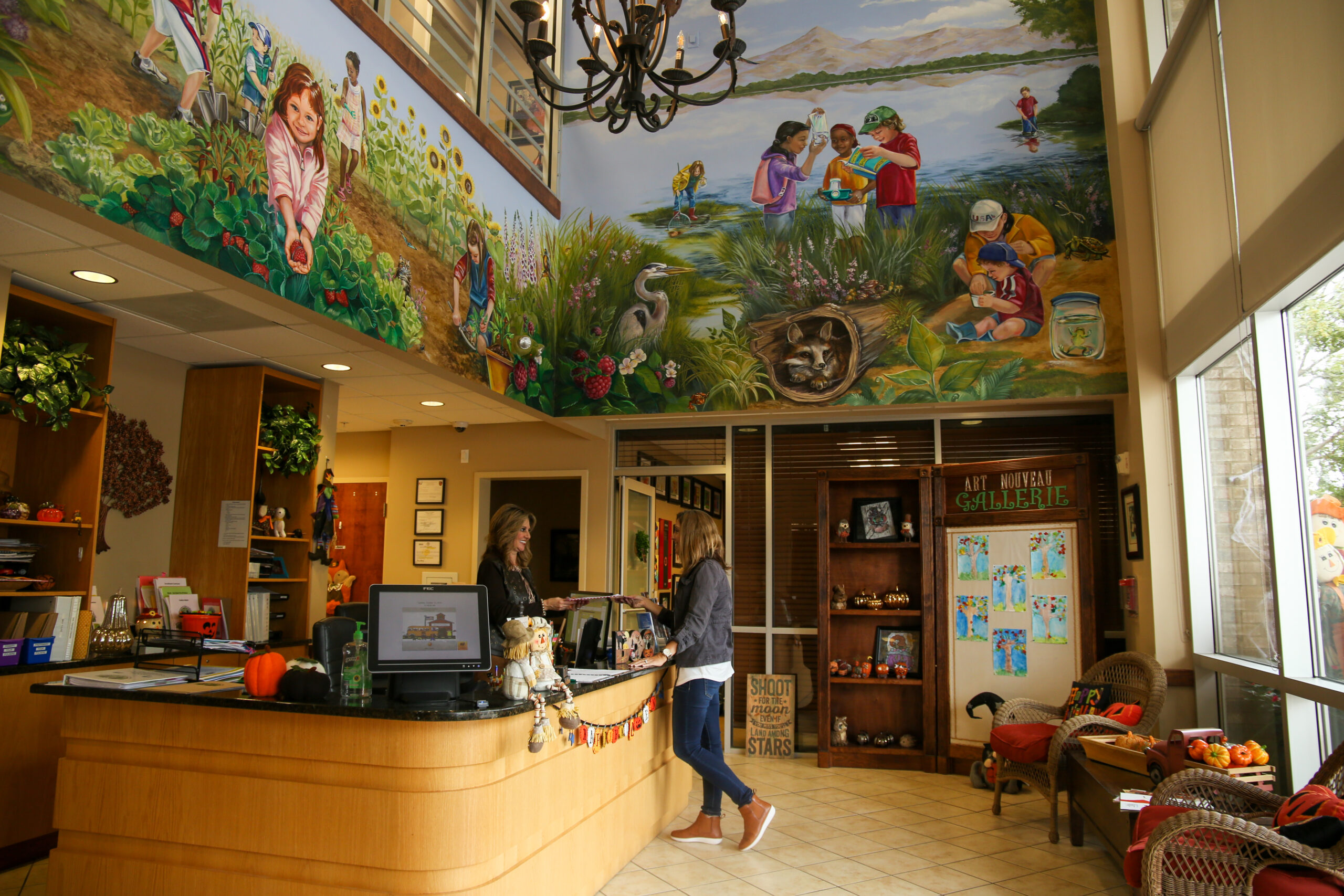 front desk painting