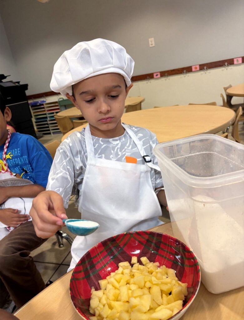 kid cooking